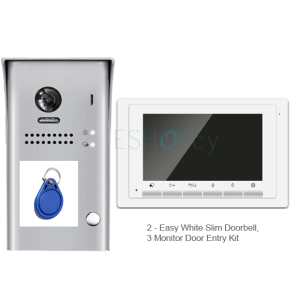 DT17S/D7 WHITE FOR 1 MONITOR WITH MAGNETIC