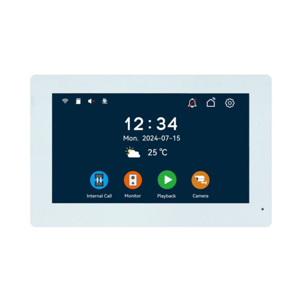 KONX 2W-IP7 Monitor — 7″ WiFi, White