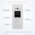 DH851-F anti-vandal flush door station — key features