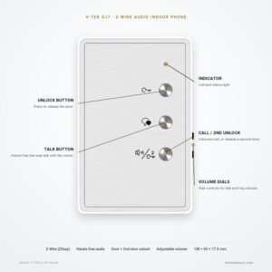DJ7 features DJ7 audio indoor phone — key features
