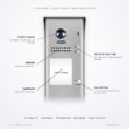 DT607C round fisheye villa door station — key features
