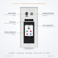 DT821 modular door station with touch screen — key features