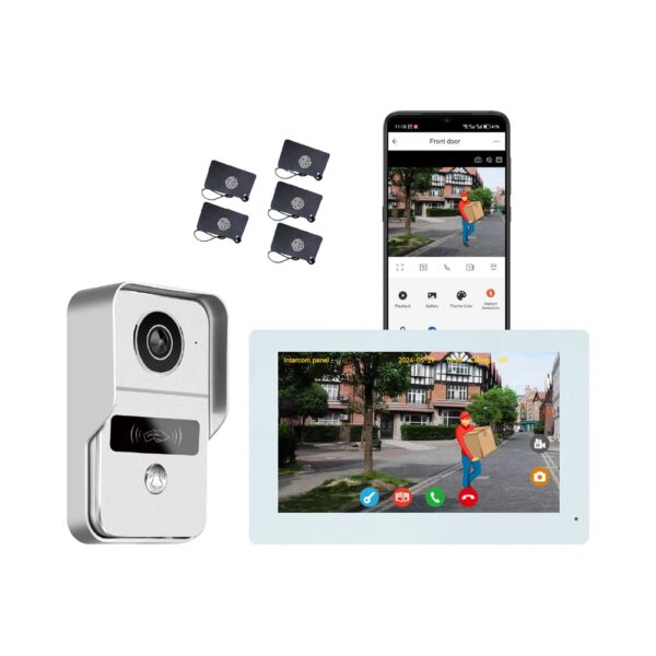 kw02-ip7-silver-3 KONX KW02-IP7 — 2-Wire WiFi Video Kit, Silver - view 3