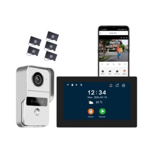 KONX KW02-IP7 — 2-Wire WiFi Video Kit, Silver