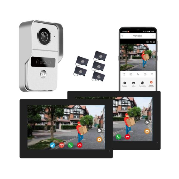 kw02-ip7-silver-4 KONX KW02-IP7 — 2-Wire WiFi Video Kit, Silver - view 4