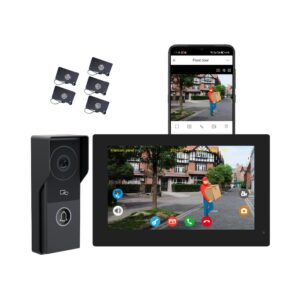 KONX KW06-IP7 — 2-Wire Slim WiFi Video Kit, Black